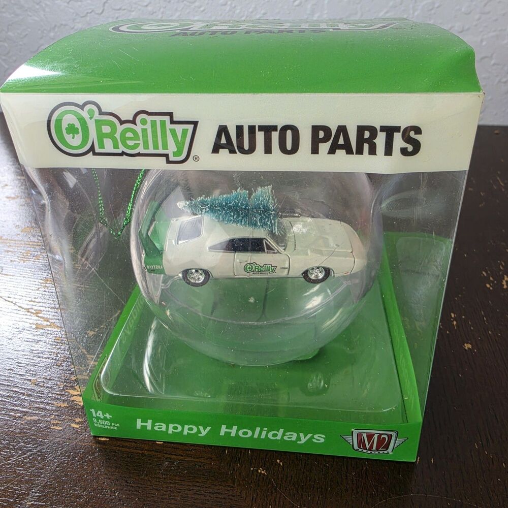 M2 Machines O'reilly 1969 Dodge Charger Daytona HEMI Christmas Ornament 2023